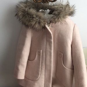 Girls ZARA coat Soft Collection